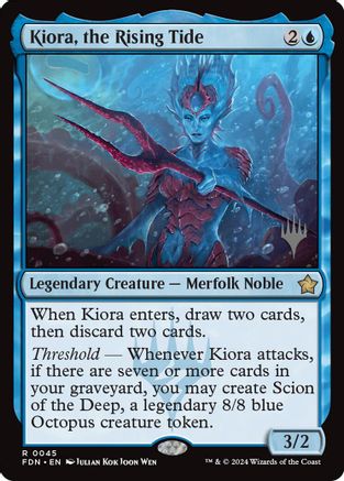 Image of Kiora, the Rising Tide (Promo Pack) [Edge of Eternities Promo Pack]