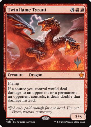 Image of Twinflame Tyrant (Promo Pack) [Edge of Eternities Promo Pack]