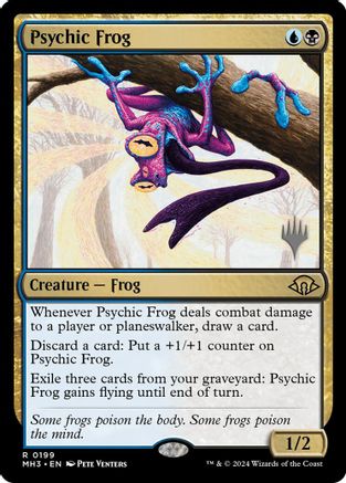Image of Psychic Frog (Promo Pack) [Edge of Eternities Promo Pack]