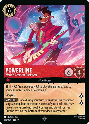 Image of Powerline - World's Greatest Rock Star (110/204) [Fabled]
