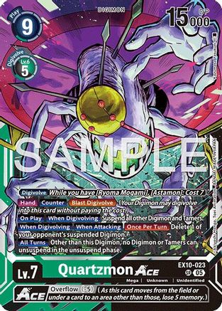 Image of Quartzmon ACE [EX10-023] [Sinister Order]