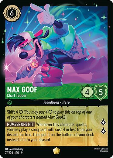 Image of Max Goof - Chart Topper (77/204) [Fabled]