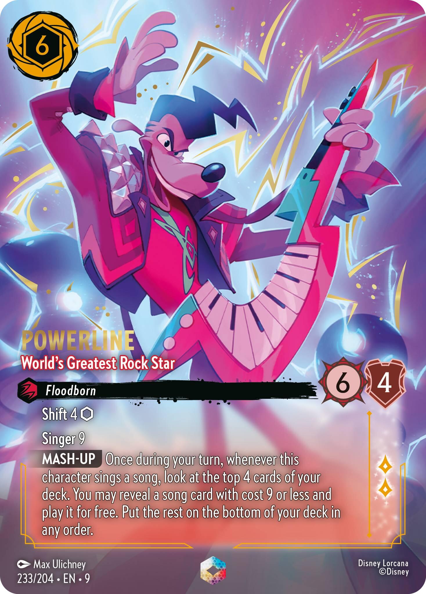 Image of Powerline - World's Greatest Rock Star (Enchanted) (233/204) [Fabled]