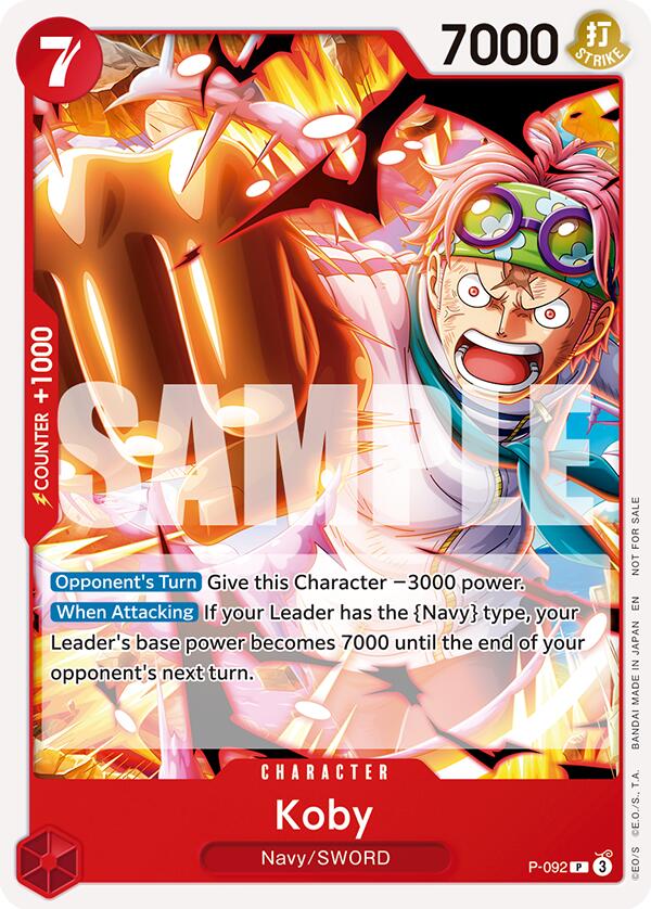 Image of Koby (OP12 Release Event) [One Piece Promotion Cards]