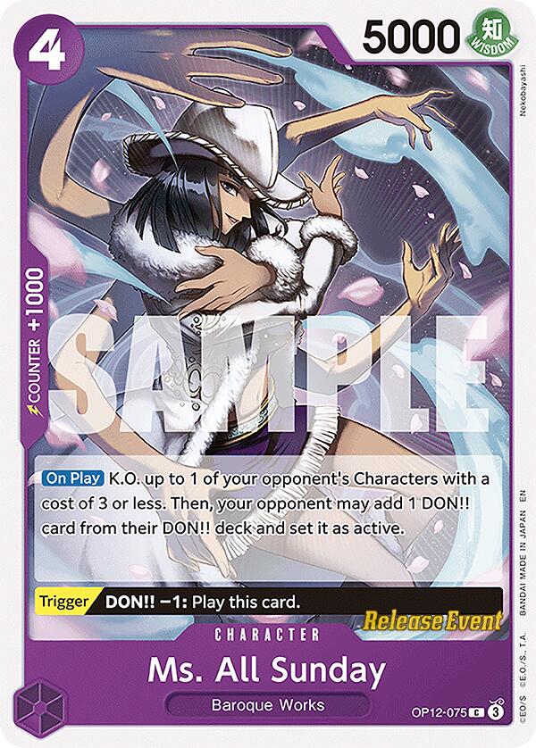 Image of Ms. All Sunday [Legacy of the Master Release Event Cards]