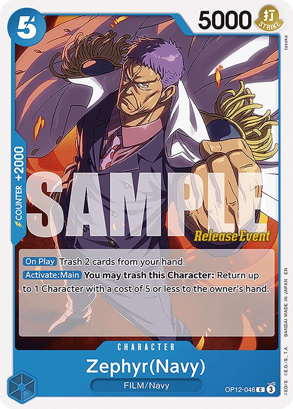Image of Zephyr(Navy) [Legacy of the Master Release Event Cards]