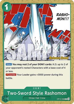 Image of Two-Sword Style Rashomon [Legacy of the Master Release Event Cards]