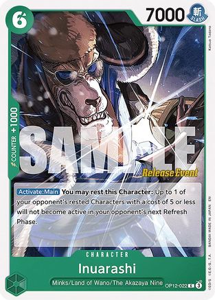 Image of Inuarashi [Legacy of the Master Release Event Cards]