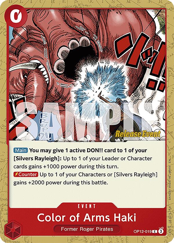 Image of Color of Arms Haki [Legacy of the Master Release Event Cards]