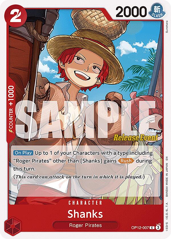 Image of Shanks [Legacy of the Master Release Event Cards]