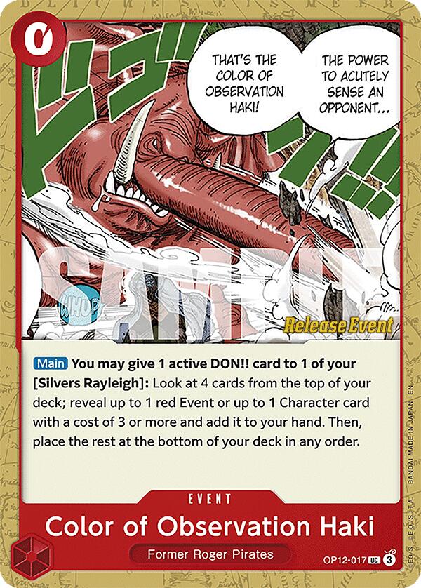 Image of Color of Observation Haki [Legacy of the Master Release Event Cards]