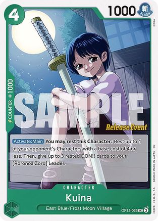 Image of Kuina [Legacy of the Master Release Event Cards]