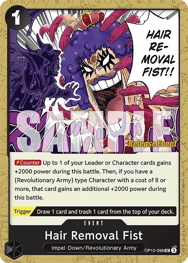 Image of Hair Removal Fist [Legacy of the Master Release Event Cards]
