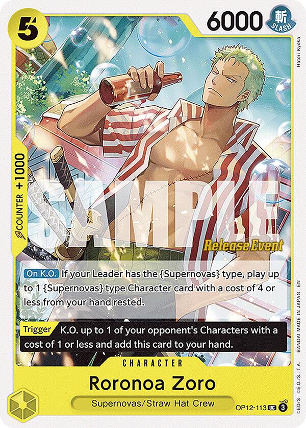 Image of Roronoa Zoro [Legacy of the Master Release Event Cards]