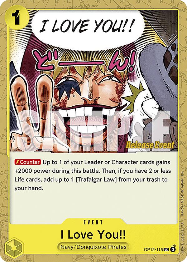 Image of I Love You!! [Legacy of the Master Release Event Cards]