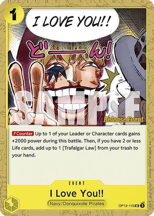 Image of I Love You!! [Legacy of the Master Release Event Cards]