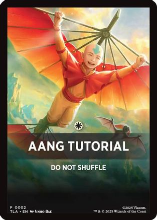 Image of Aang Tutorial Theme Card [Avatar: The Last Airbender Tokens]