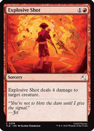 Image of Explosive Shot [Avatar: The Last Airbender: Eternal-Legal]