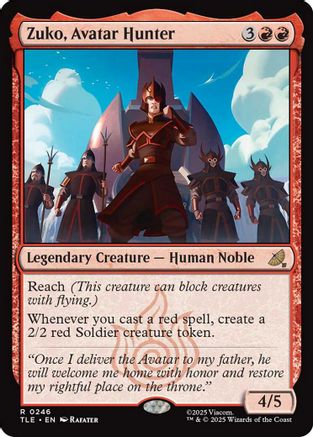 Image of Zuko, Avatar Hunter [Avatar: The Last Airbender: Eternal-Legal]