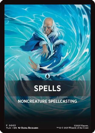 Image of Spells Theme Card [Avatar: The Last Airbender Tokens]