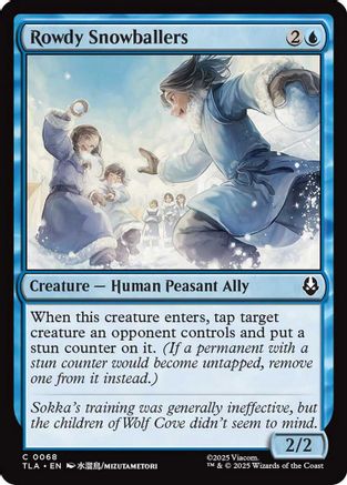 Image of Rowdy Snowballers [Avatar: The Last Airbender]