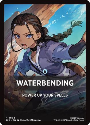 Image of Waterbending Theme Card [Avatar: The Last Airbender Tokens]