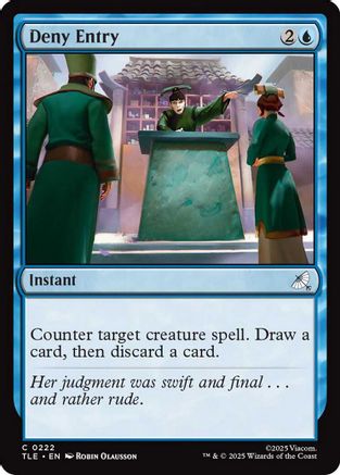 Image of Deny Entry [Avatar: The Last Airbender: Eternal-Legal]