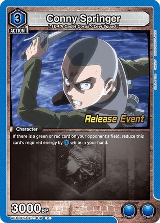 Image of Conny Springer (016) (UE10BT/AOT-1-016) - UE10BT Attack on Titan Release Event Cards
