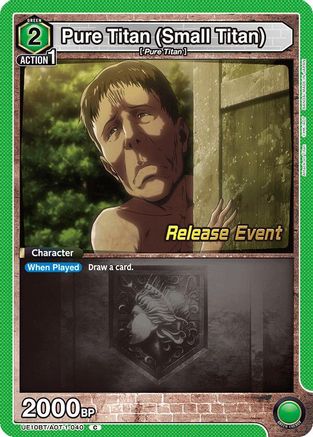 Image of Pure Titan (Small Titan) (UE10BT/AOT-1-040) - UE10BT Attack on Titan Release Event Cards