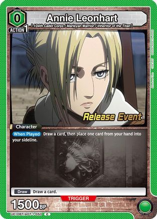 Image of Annie Leonhart (050) (UE10BT/AOT-1-050) - UE10BT Attack on Titan Release Event Cards