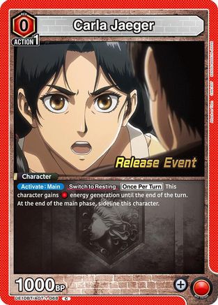Image of Carla Jaeger (UE10BT/AOT-1-068) - UE10BT Attack on Titan Release Event Cards
