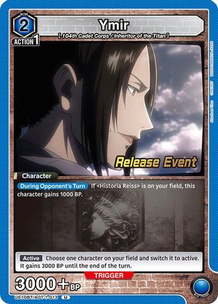 Image of Ymir (013) (UE10BT/AOT-1-013) - UE10BT Attack on Titan Release Event Cards