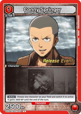 Image of Conny Springer (079) (UE10BT/AOT-1-079) - UE10BT Attack on Titan Release Event Cards