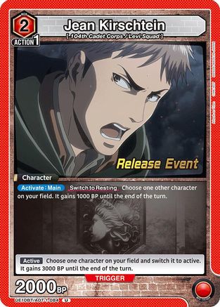 Image of Jean Kirschtein (084) (UE10BT/AOT-1-084) - UE10BT Attack on Titan Release Event Cards