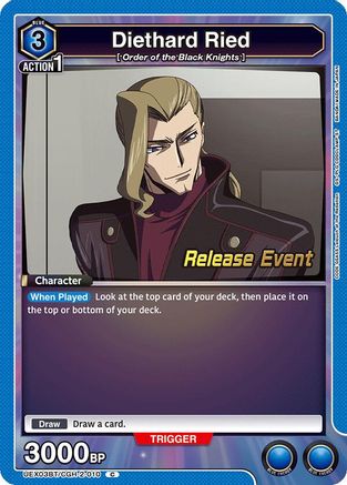 Image of Diethard Ried (UEX03BT/CGH-2-010) - UEX03BT CODE GEASS Lelouch of the Rebellion Vol2 Release Event Cards