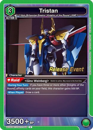 Image of Tristan (UEX03BT/CGH-2-058) - UEX03BT CODE GEASS Lelouch of the Rebellion Vol2 Release Event Cards