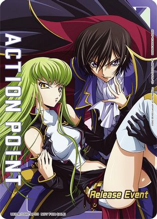 Image of Action Point Card (Release Event Participation) (UEPR/CGH-AP03) - UEX03BT CODE GEASS Lelouch of the Rebellion Vol2 Release Event Cards