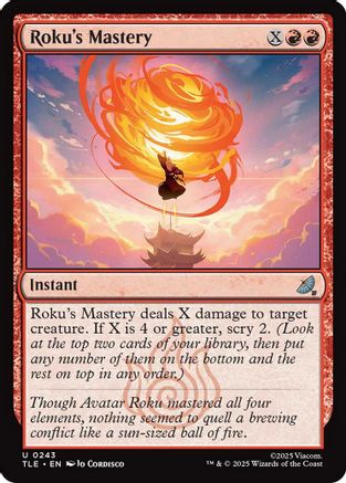 Image of Roku's Mastery [Avatar: The Last Airbender: Eternal-Legal]