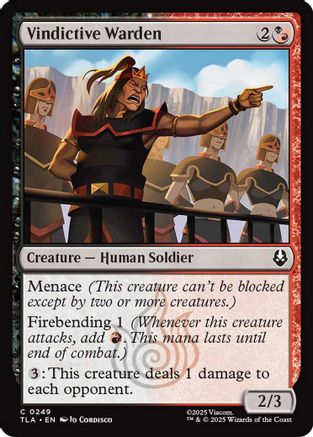 Image of Vindictive Warden [Avatar: The Last Airbender]