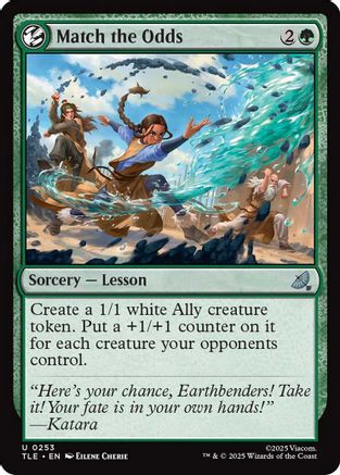 Image of Match the Odds [Avatar: The Last Airbender: Eternal-Legal]
