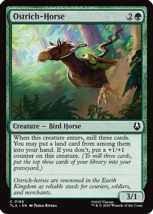 Image of Ostrich-Horse [Avatar: The Last Airbender]
