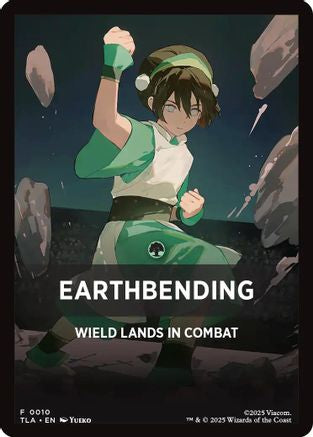 Image of Earthbending Theme Card (0010) [Avatar: The Last Airbender Tokens]