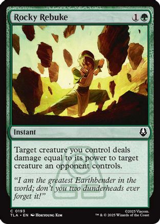 Image of Rocky Rebuke [Avatar: The Last Airbender]