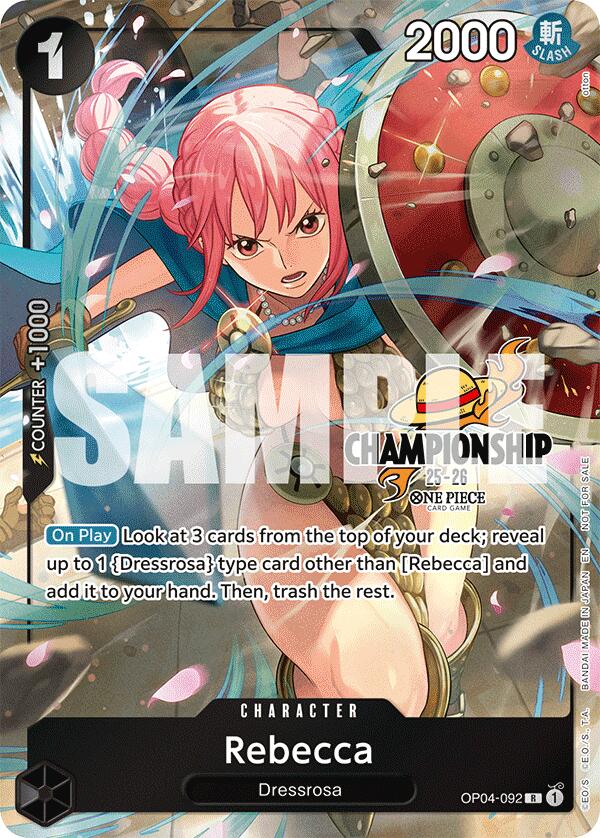 Image of Rebecca (CS 25-26 Celebration Pack) [One Piece Promotion Cards]