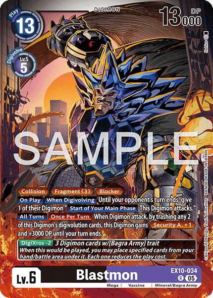 Image of Blastmon [EX10-034] [Sinister Order]