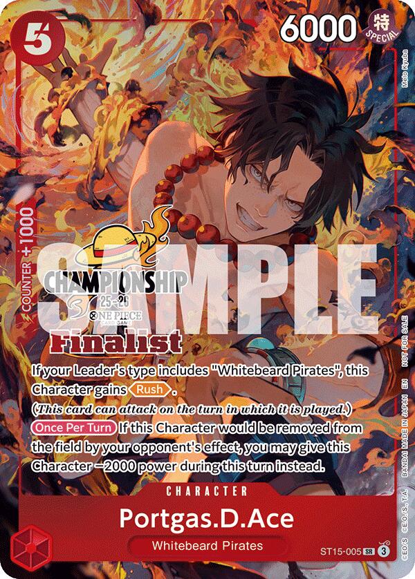 Image of Portgas.D.Ace (CS 25-26 Finalist Card Set 1) [One Piece Promotion Cards]