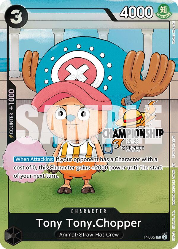 Image of Tony Tony.Chopper (CS 25-26 Event Pack Finalist Ver.) [One Piece Promotion Cards]