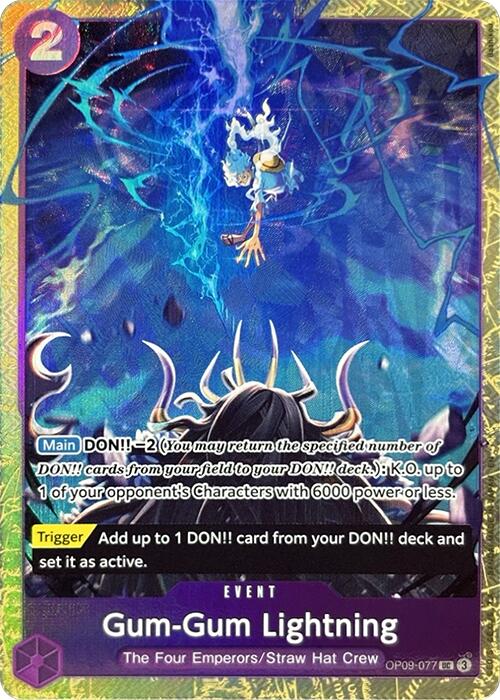 Image of Gum-Gum Lightning (Premium Card Collection -Best Selection Vol. 4-) [One Piece Promotion Cards]