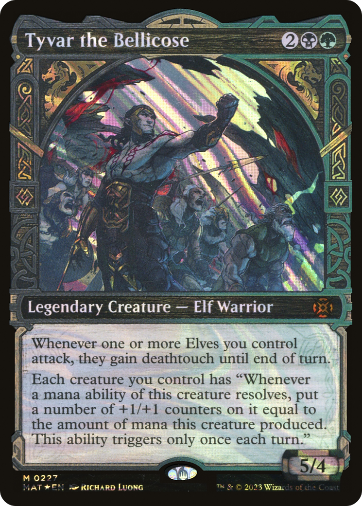 Image of Tyvar the Bellicose (Showcase Halo Foil) [March of the Machine: The Aftermath]