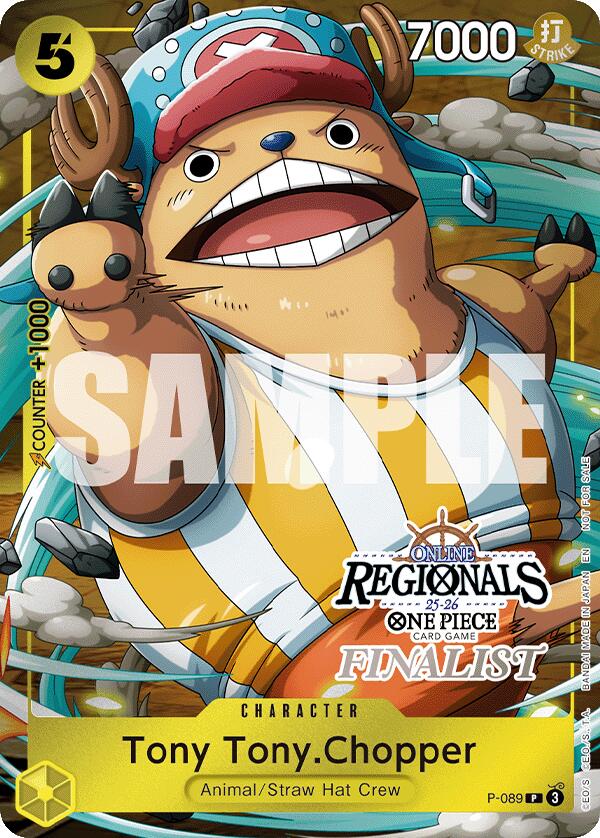 Image of Tony Tony.Chopper (Online Regional Finalist Card Set 2025 Vol.2) [One Piece Promotion Cards]